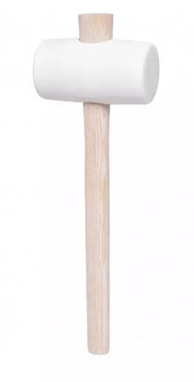 Kumivasara, valkoinen 500g, ks tools - Vasarat - 503-140-1235KST - 1