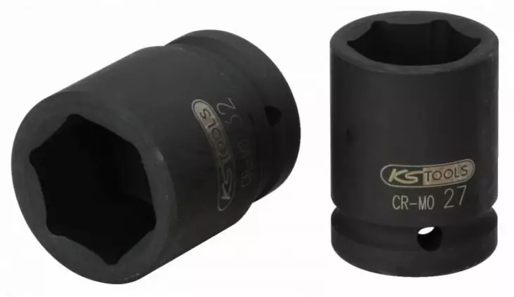 Kuusikulmainen iskukanta,lyhyt, 3/4" 27mm, ks tools - Hylsyt ja voimahylsyt - 503-515-1327-EKST - 1