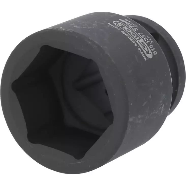 Kuusikulmainen iskukanta,lyhyt, 3/4" 37mm, ks tools - Hylsyt ja voimahylsyt - 503-515-1337KST - 1
