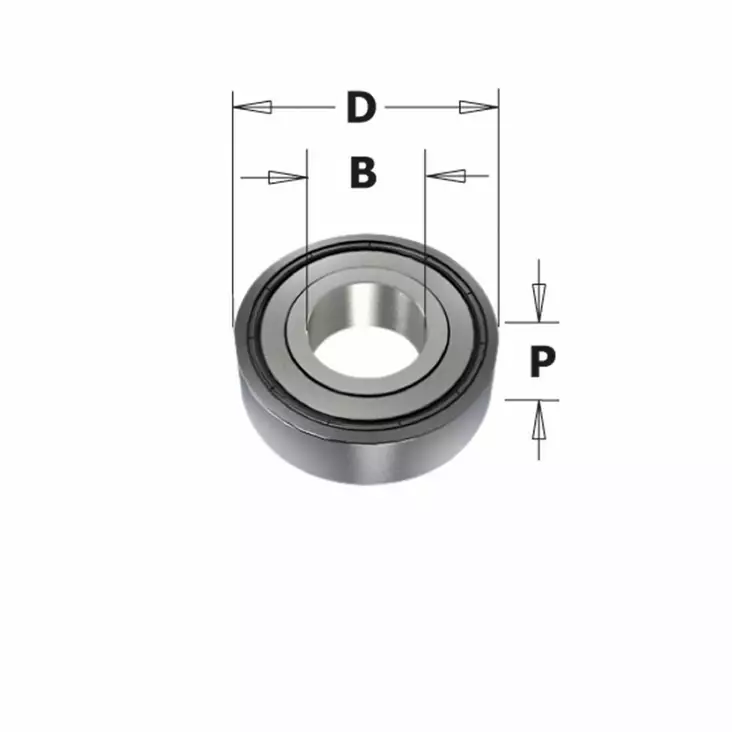 Laakeri b=8mm d=28mm p=9mm, cmt - Yläjyrsimen terät - 503-791-037-00CMT - 1