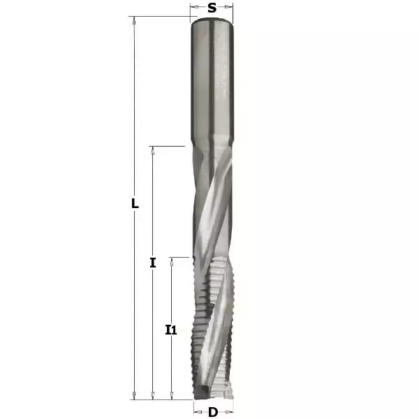 Lockset spiral bit solid hw d=16x50-125x170 z3r rh, cmt - Yläjyrsimen terät - 503-195-164-11CMT - 1