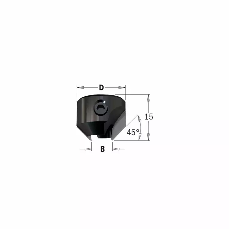 Loose countersink hw z d=12 d=20 rh, cmt - Yläjyrsimen terät - 503-316-120-11CMT - 1