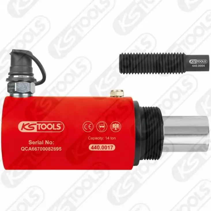 Lyhytiskuinen hydraulisylinterisarja, 14 t, 3-os, ks tools - Naula- ja niittipyssyt - 503-440-0015KST - 1