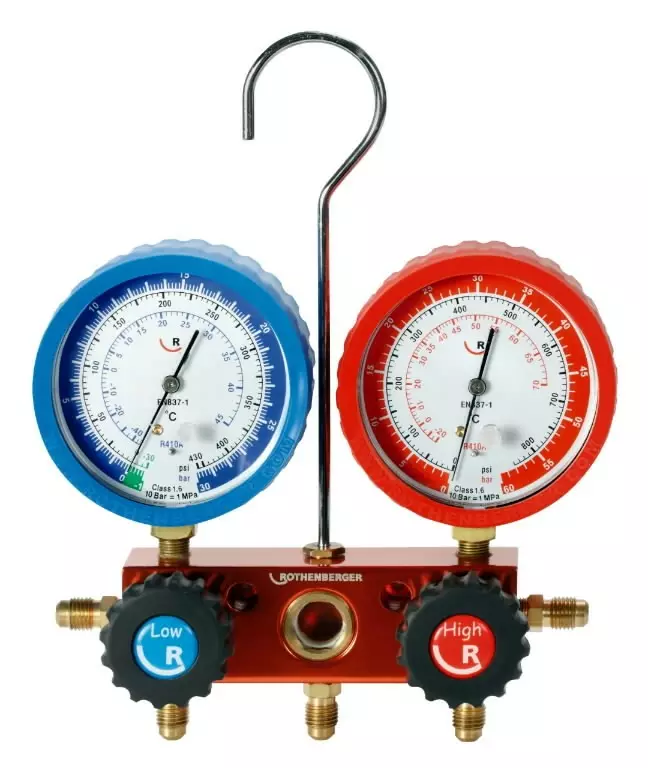 Manifold, 2-way, for r410a, rothenberger - Kylmäaine- ja ilmastontityökalut - 503-1000001426ROT - 1