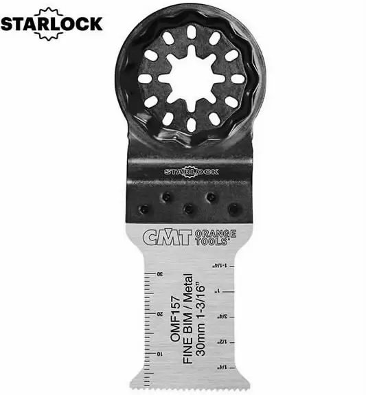 Monitoimityökalun bi-metal terä metallille 21 tpi 30 mm 50 k 30 mm bim co8, cmt - Terät ja tarvikkeet monitoimityökalulle - 503-OMF157-X50CMT - 1