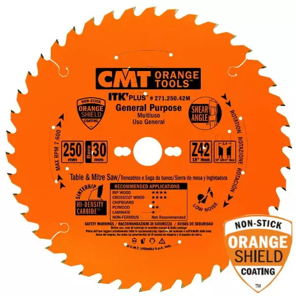 Ohutterä itk-plus 184x20mm z24, cmt - Pyörösahanterät - 503-271-184-24HCMT - 1