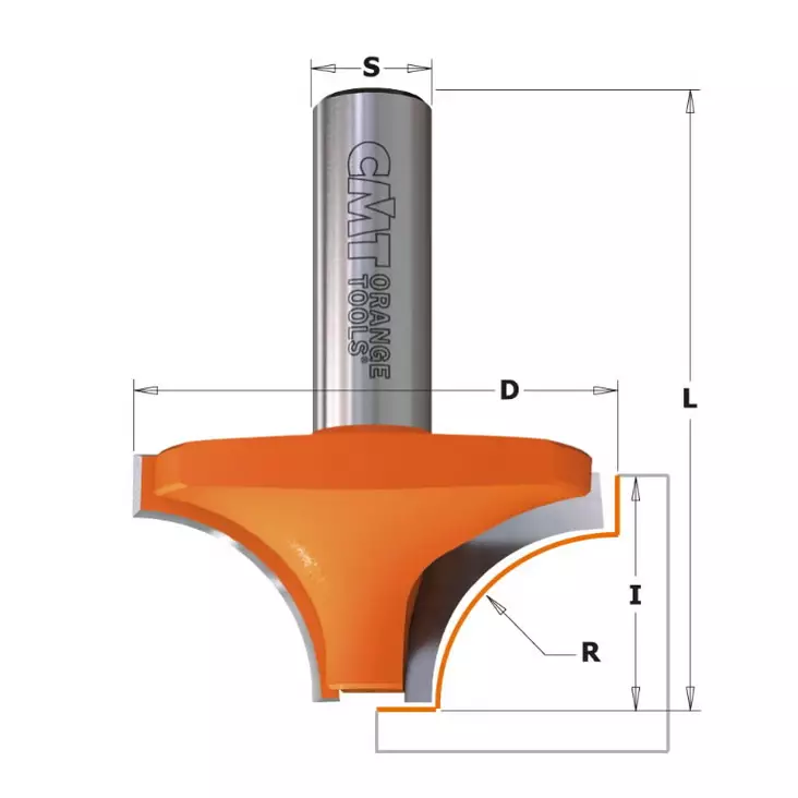 Ovolo bit tct s=8 d=31,7x14, cmt - Yläjyrsimen terät - 503-927-095-11CMT - 1