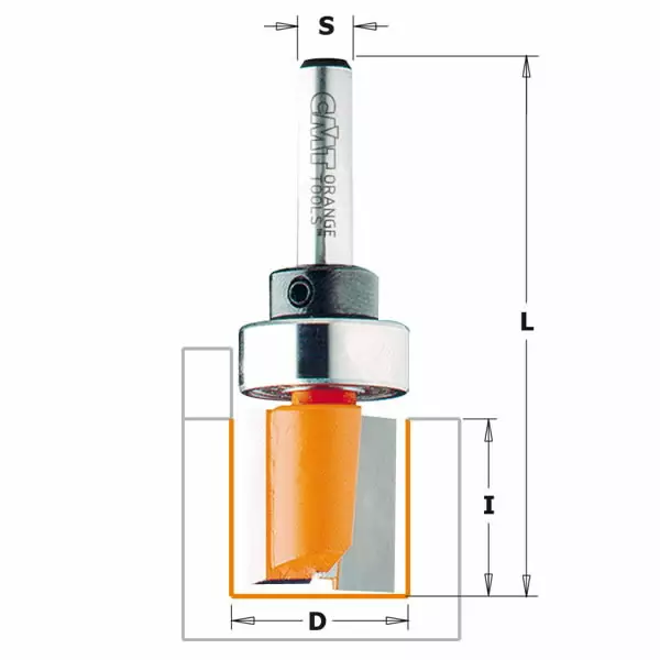 Pattern bit tct s=8 d=22x20 w/brng, cmt - Yläjyrsimen terät - 503-911-220-11BCMT - 1