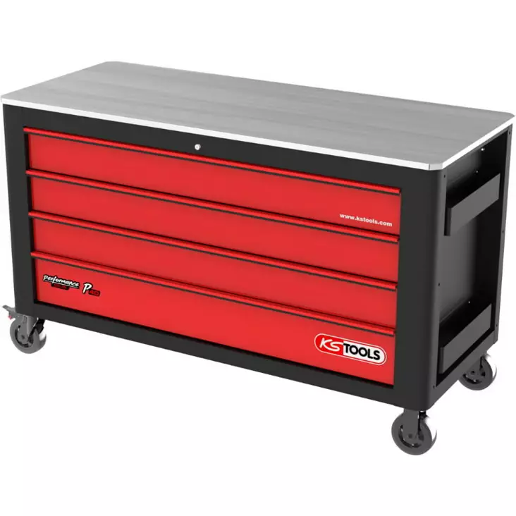 Performanceplus p40 työkaluvaunu 4 vetolaatikolla performance plus p40, ks tools - Korjaamokärryt - 503-873-6008KST - 1