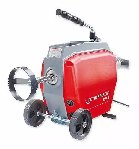 Pipe cleaning machine r 750, rothenberger - Kontio Solar tarvikkeet - 503-72689ROT - 1
