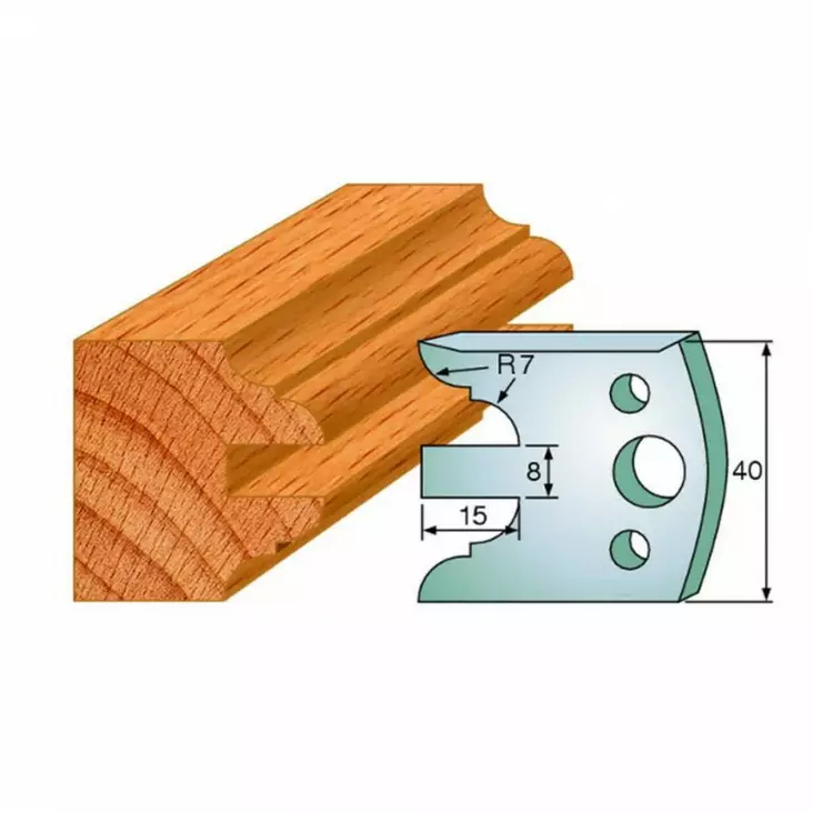 Profiilterad 40x4mm, cmt - Höylänterät - 503-690-098CMT - 1