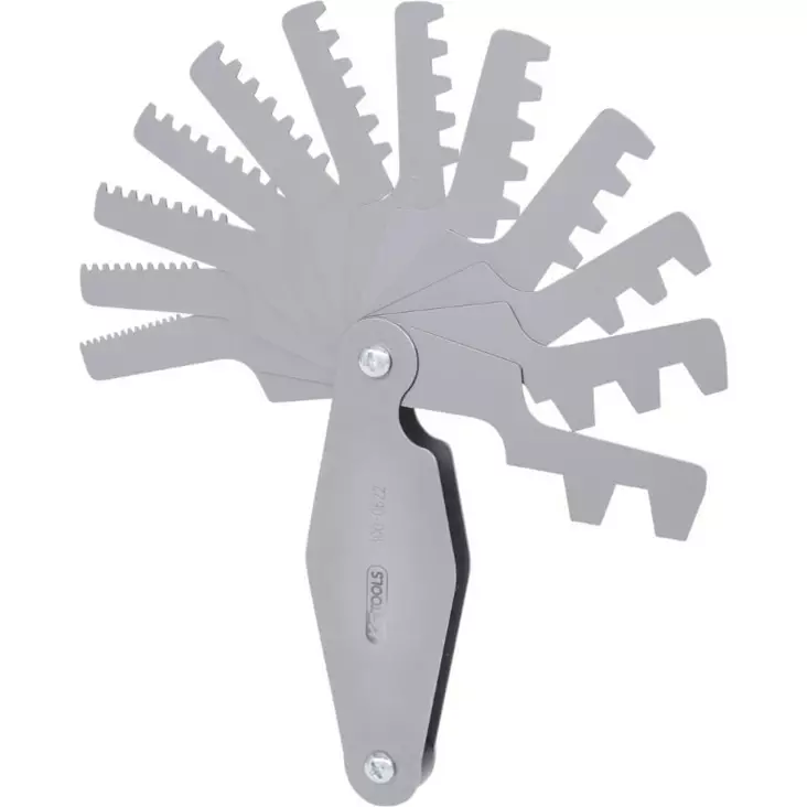 Puolisuunnikkaan muotoinen kierremitta, 30° kierre, 2–12 mm, ks tools - Kierretulkit ja -mitat - 503-300-0622KST - 1