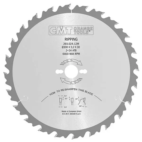 Pyörösahanterä 400x3.5x30 z36 10atb, cmt - Pyörösahanterät - 503-285-036-16MCMT - 1