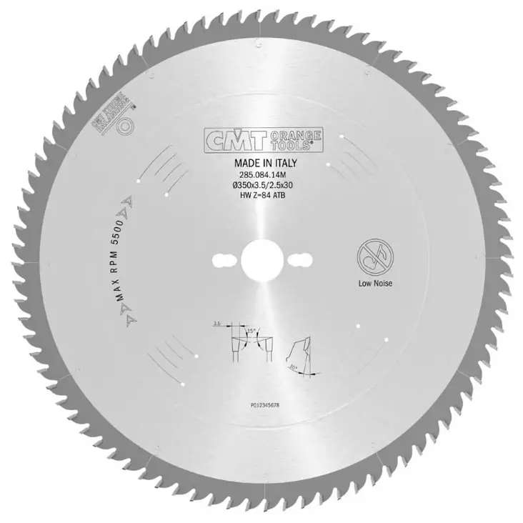 Pyörösahanterä industrial line hw 300x3,2/2,2x35 z72 a=10° b=15° atb, cmt - Pyörösahanterät - 503-285-072-12RCMT - 1