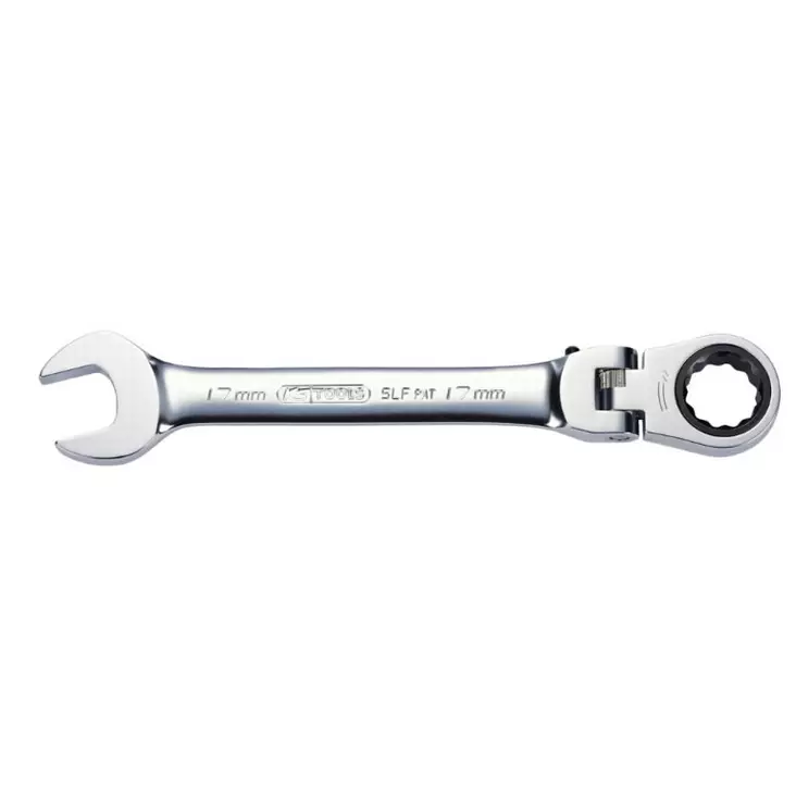 Räikkälenkki nivelellä gearplus, kiinnitettävä, 10mm, ks tools - Lenkki- ja kiintolenkkiavaimet - 503-503-4810-EKST - 1