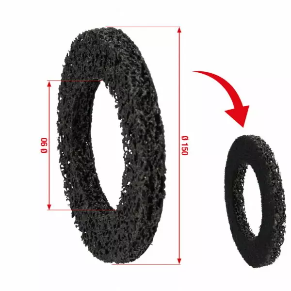 Replacement disk for wheel hub grinder, ? 150 mm, ks tools - Jarrutyökalut - 503-100-5077KST - 1