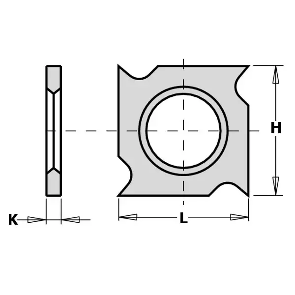 Reversible knife hwm 18x18x1,95mm z4, cmt - Höylänterät - 503-790-181-00CMT - 1