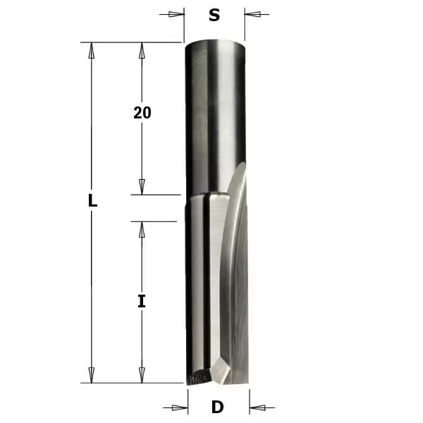 Router cutter solid hw z2 8x30x60 rh, cmt - Yläjyrsimen terät - 503-112-081-11CMT - 1