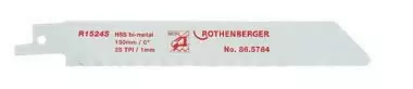 Sabre saw blade for metal bim 0,9/150mm, rothenberger - Puukkosahanterät - 503-865786ROT - 1