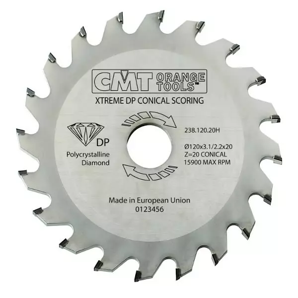 Saw blade dp 120x3.1-3.7x20 z20, cmt - Pyörösahanterät - 503-238-120-20HCMT - 1