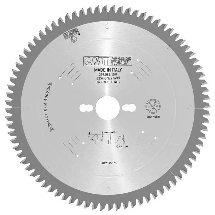 Saw blade non-ferrous metal xtreme hw 500x4,3/3,5x30mm z120 a=-6° b=tcg, cmt - Pyörösahanterät metallille - 503-297-120-20MCMT - 1