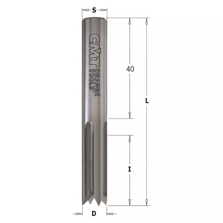 Slot mortising bit s=10 z4 hl rh-lh 10x28x73, cmt - Puunporaus - 503-105-100-30CMT - 1