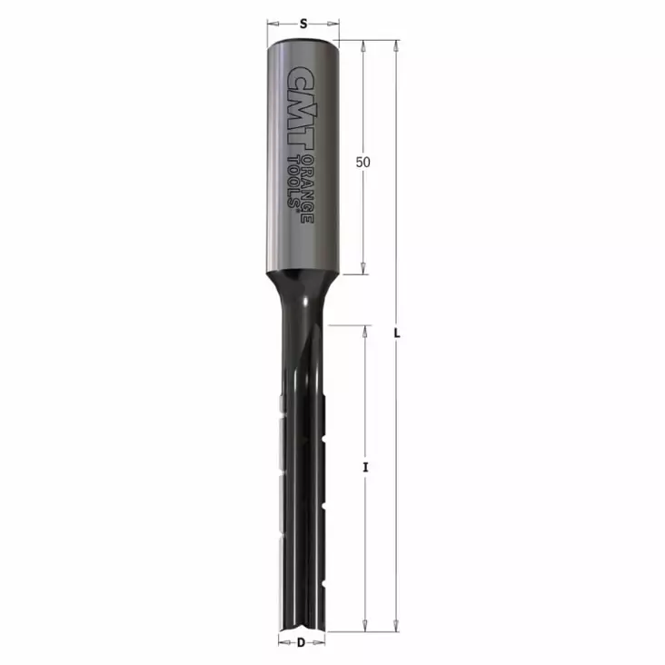 Slot mortising bit s=16mm z2 d=7 i=55 l=110 rh, cmt - Puunporaus - 503-102-070-31CMT - 1