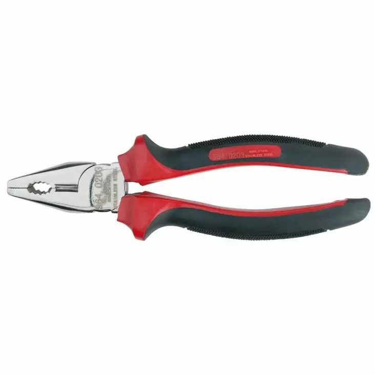 Stainless steel combination pliers, 200mm, ks tools - Sivuleikkurit - 503-964-0203KST - 1