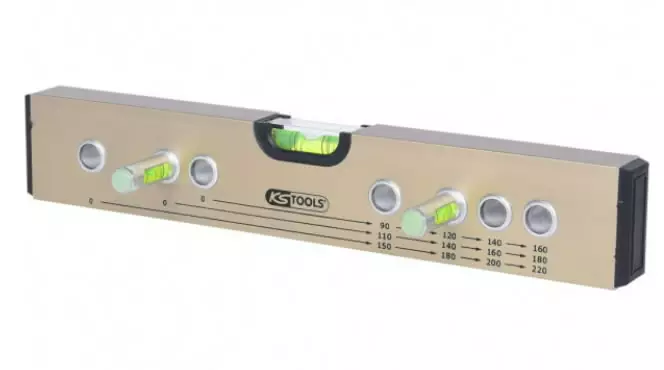 Standard sprit level / mounting connection gauge, 300 mm, ks tools - Vatupassit - 503-204-2000KST - 1