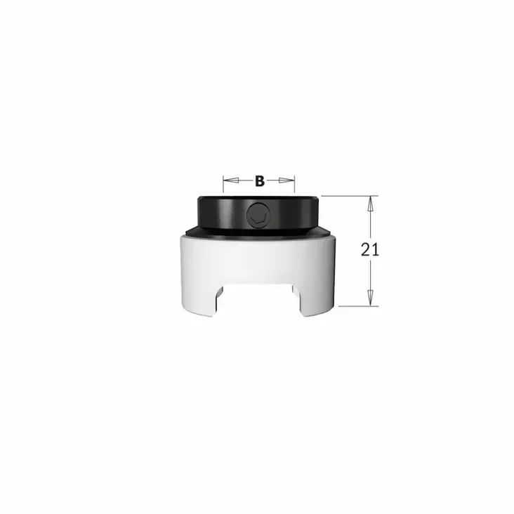Stop collar with delrin® sleewe 12mm, cmt - Puunporaus - 503-541-121-00CMT - 1