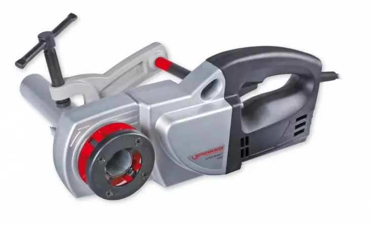 Supertronic 1250 w. pipe clamp, w/o die heads, rothenberger - Kierteytyskoneet - 503-71470ROT - 1