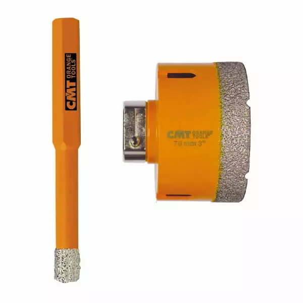 Timanttirouheterä hex 8x40mm, cmt - Reikäsahat ja sarjat - 503-552-008CMT - 1