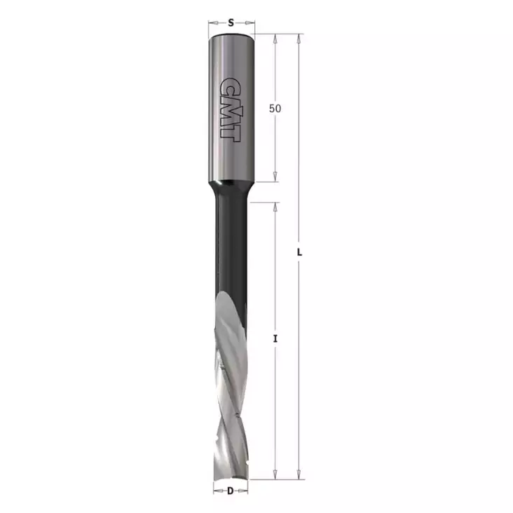 Twisted slot mort.bit sp d=16x170 s=16x50 lh, cmt - Puunporaus - 503-161-160-32CMT - 1