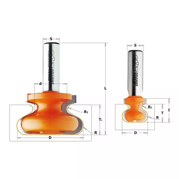 Uraterä hm d=29x11mm s=12,7mm, cmt - Yläjyrsimen terät - 503-855-605-11CMT - 1