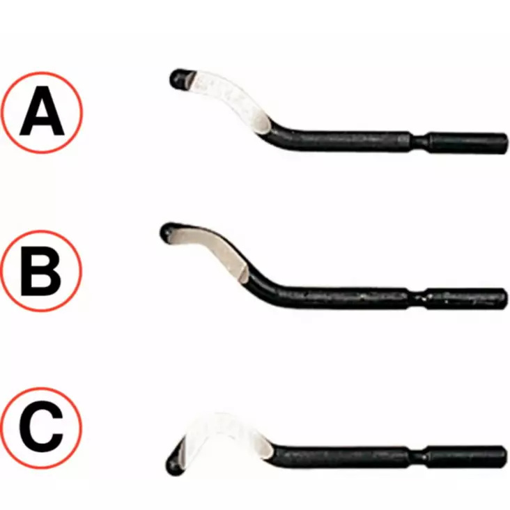 Vaihtoterä putkijyrsimelle 205.25 e 200 hss, ks tools - Jyrsimet ja purseenpoistotyökalut - 503-205-2012KST - 1