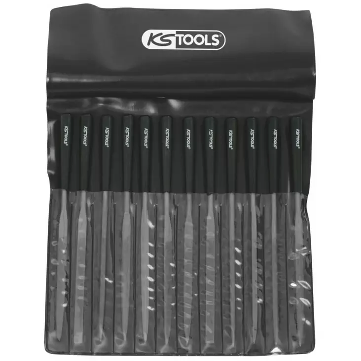 Viilasarja 145 mm 12 osaa, ks tools - Neulaviilat - 503-140-3050KST - 1