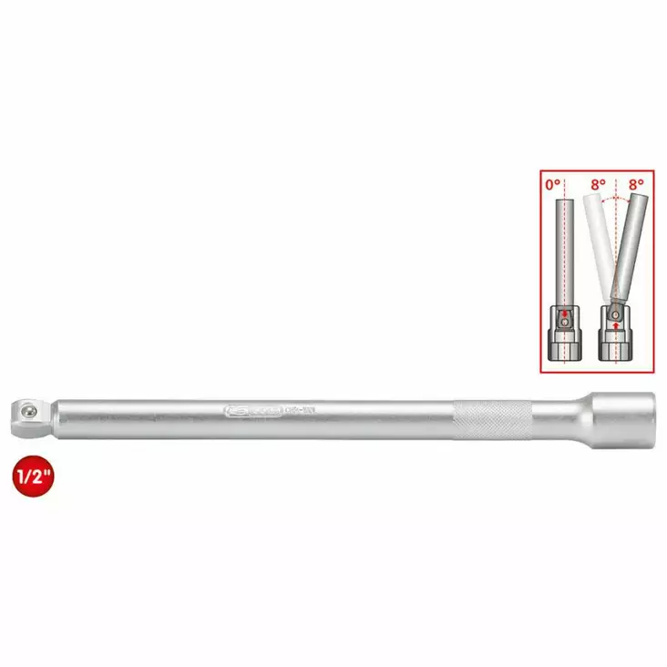 Wobble extension, 1/2", 500mm, ks tools - Hylsyt ja voimahylsyt - 503-911-1836KST - 1