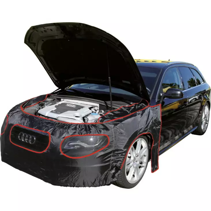 Yleiskäyttöinen henkilöauton keulanpeite, ks tools - Moottorityökalut - 503-500-8035KST - 1