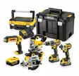 18v combo dck551p3t: 5 machines + 3x5,0ah, dewalt - Työkalusarjat - 503-DCK551P3TDW - 1