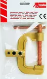 Earth clamp ´´c´´, max 70mm2 500a, telwin - Hitstauskaapelit ja puikonpitimet - 503-802536TELW - 1