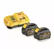 Flexvolt fast charger 8 a, 2 x 54v/2.0ah 18v/6.0 ah, dewalt - Dewalt akut ja laturit - 503-DCB118T2DW - 1