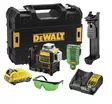 Ristilinjalaser dce089d1g, 3 vihreä säde, 360°, 2ah, dewalt - Ristiviivalaserit - 503-DCE089D1GDW - 1