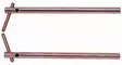 Straight arm pair with electrodes, l=350mm, telwin - Pistehitsaustarvikkeet - 503-803153TELW - 1