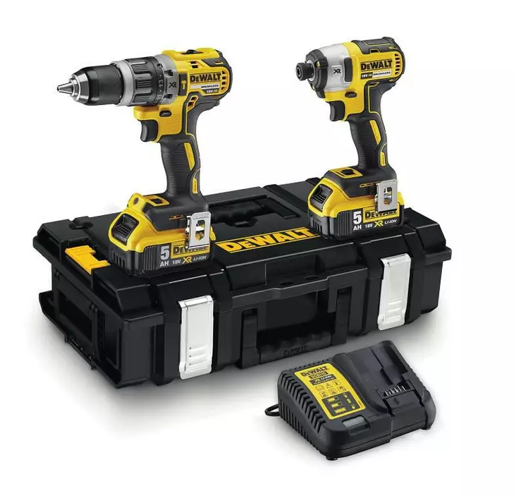 18v combo dck266p2: dcd796 + dcf887, 2x5,0 ah, dewalt - Työkalusarjat - 503-DCK266P2DW - 1