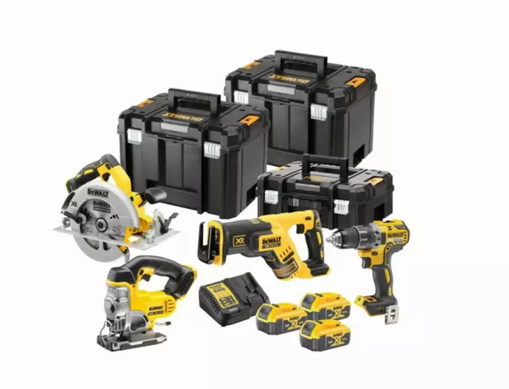 18v combo dck421p3t, 18v / 5,0ah, dewalt - Työkalusarjat - 503-DCK421P3TDW - 1