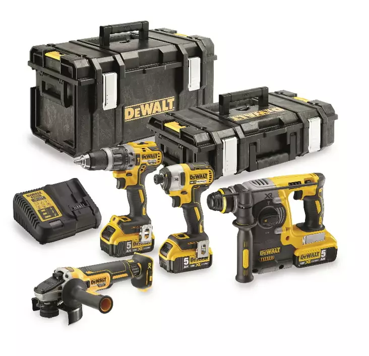 18v combo dck422p3, 18v / 5,0ah, dewalt - Työkalusarjat - 503-DCK422P3DW - 1