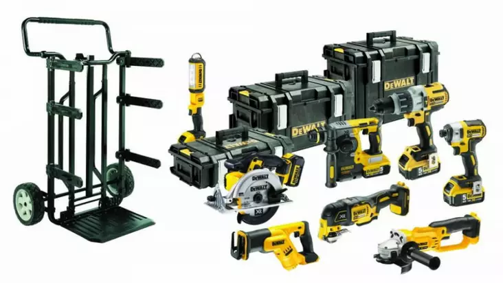 18v combo dck853p4, 18v / 5,0ah, dewalt - Työkalusarjat - 503-DCK853P4DW - 1