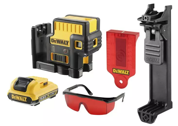 5 point laser dce085d1r, red lines, 2ah, dewalt - Ristiviivalaserit - 503-DCE085D1RDW - 1