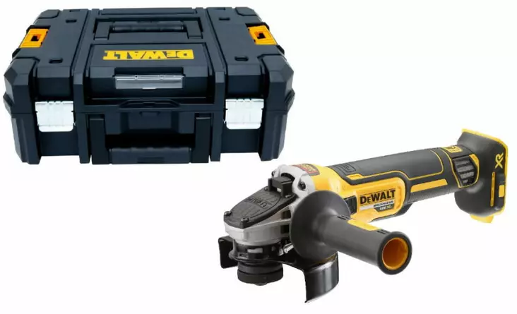 Akkukulmahiomakone dcg405nt, 125 mm, harjaton, runko, tstak, dewalt - Kulmahiomakoneet - 503-DCG405NTDW - 1