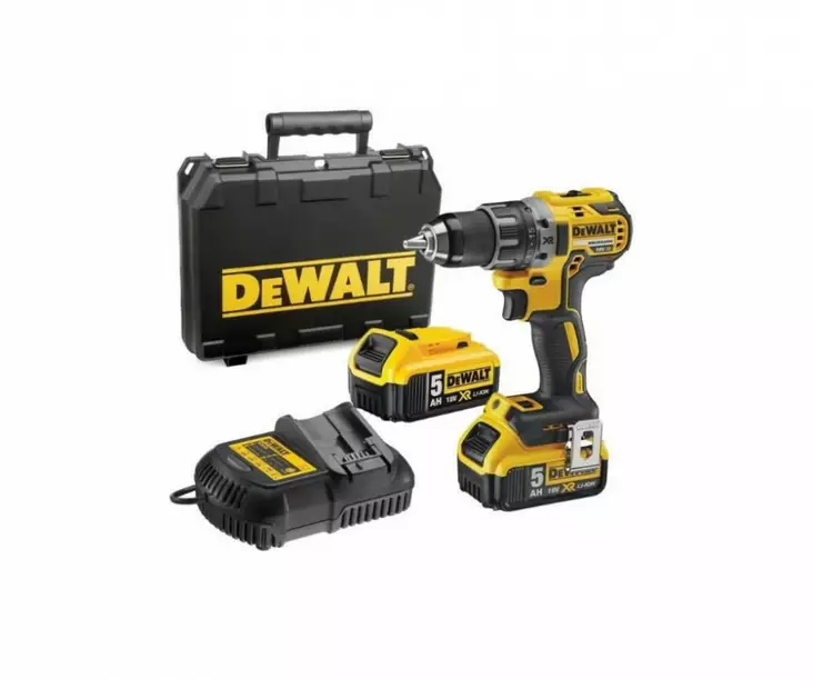 Akkuporakone dcd791p2, harjaton, 18v / 5,0ah, dewalt - Porakoneet - 503-DCD791P2DW - 1